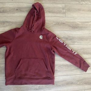 Carhartt Midweight Hooded Logo Sleeve Sweatshirt